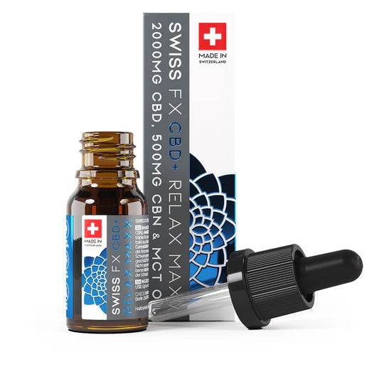 ACEITE CBD RELAX MAX 20% CBD AISLADO SWISS FX 10ml