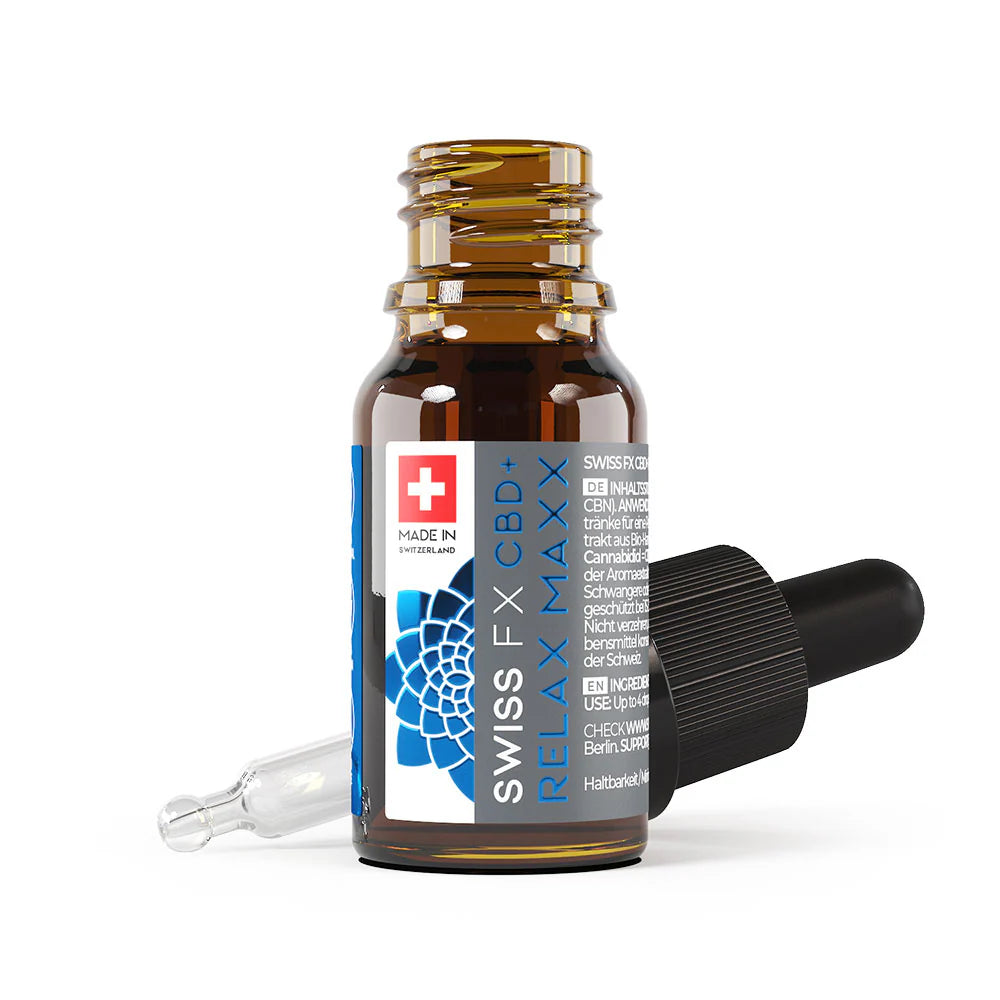 ACEITE CBD RELAX MAX 20% CBD AISLADO SWISS FX 10ml