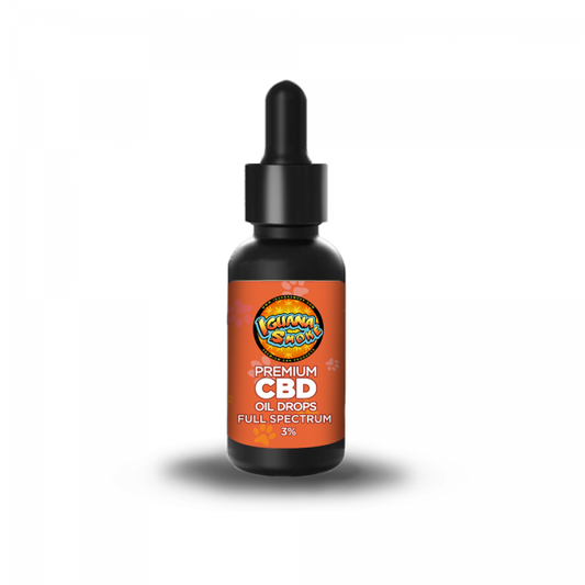 ACEITE CBD FULL SPECTRUM 3% PARA MASCOTAS SABOR SALMÓN IGUANA SMOKE 10ml