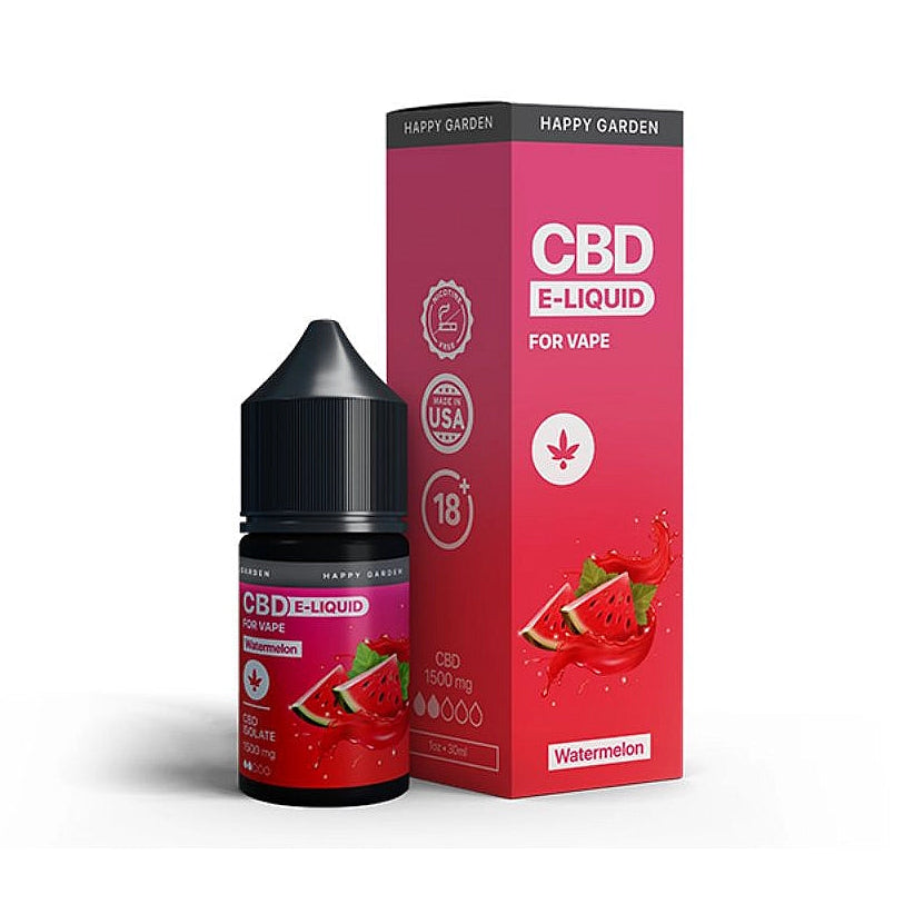 E-LÍQUID CBD SANDÍA PARA VAPER HAPPY GARDEN (30 ml)