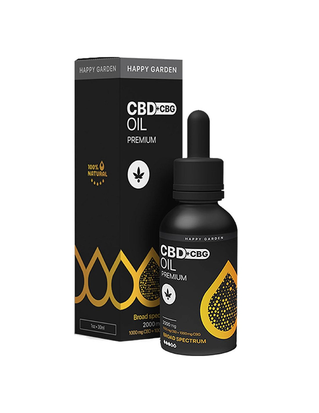 ACEITE CBD+CBG BROAD SPECTRUM HAPPY GARDEN 30ml