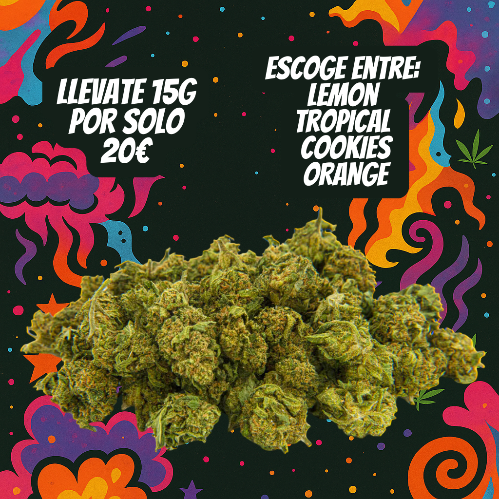 OFERTA CBD 15G x 20€