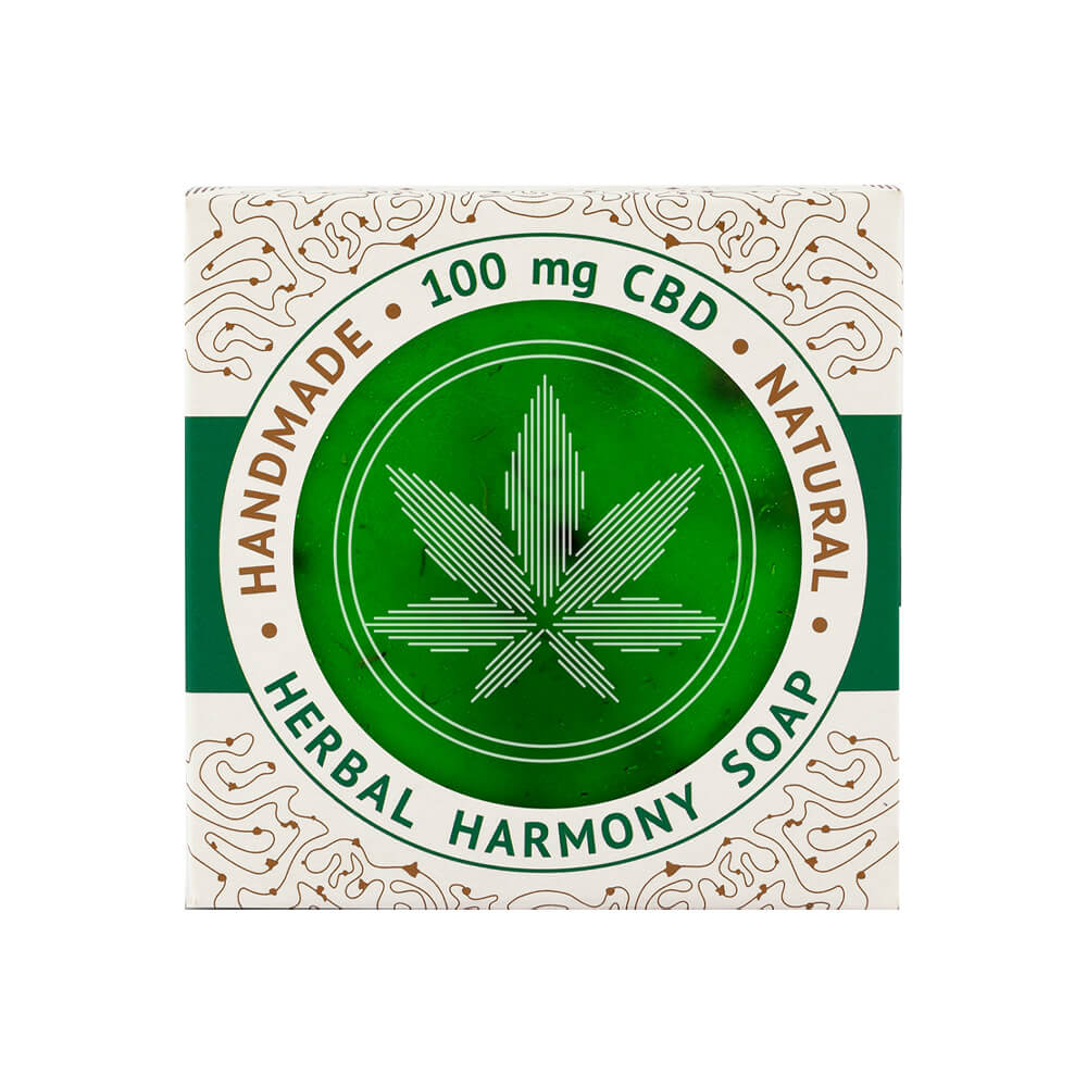 JABÓN ARTESANAL HERBAL 100MG CBD CANNALINE