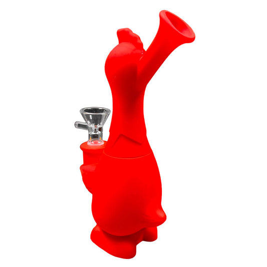 POLLO ROJO BONG SILICONA 18CM