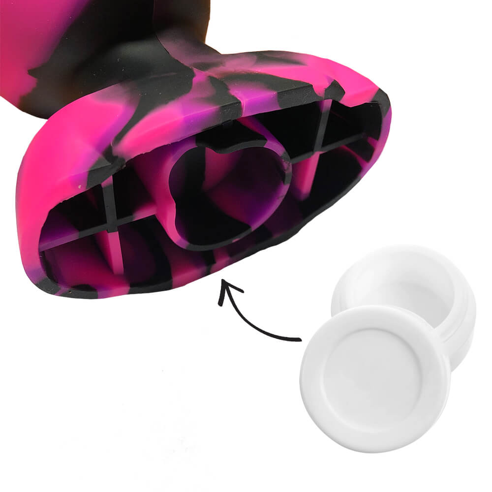 ALIEN ROSA BONG SILICONA 20CM